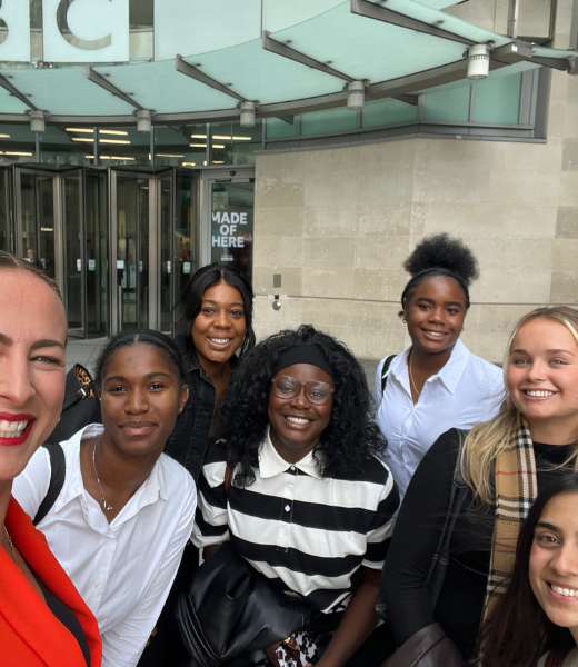 Our young people attending the BBC for Social Mobility Month
